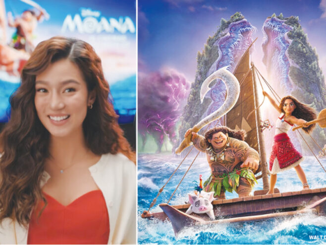 Composite image of Belle Mariano and the titular character of 'Moana 2'STAR / file, Disney