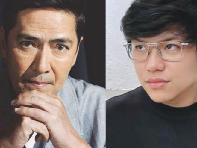 Veteran actor and TV host Vic Sotto (left) and filmmaker Darryl Yap. ARCHIVE