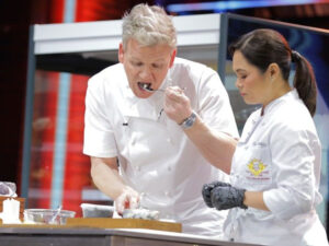 Gordon Ramsay (left) and Judy Ann Santos. MJ Felipe, ABS-CBN News